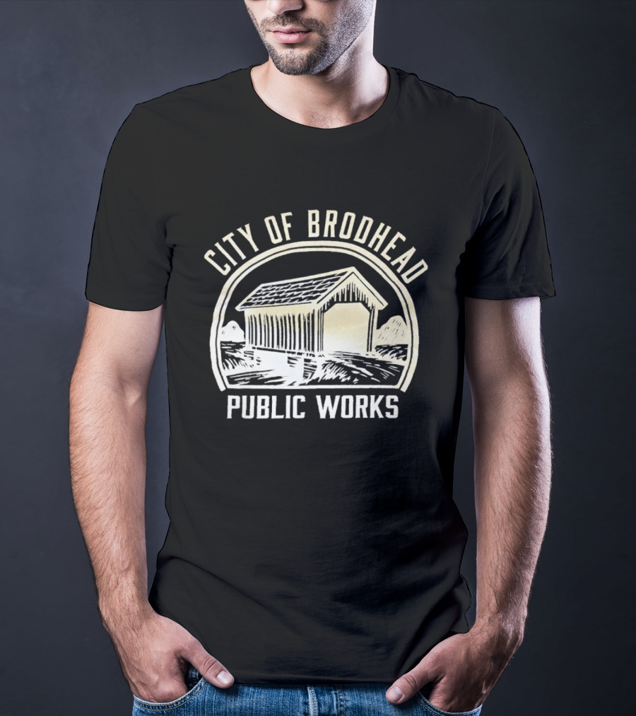 City Of Brodhead Public Works Covered Bridge T-Shirt