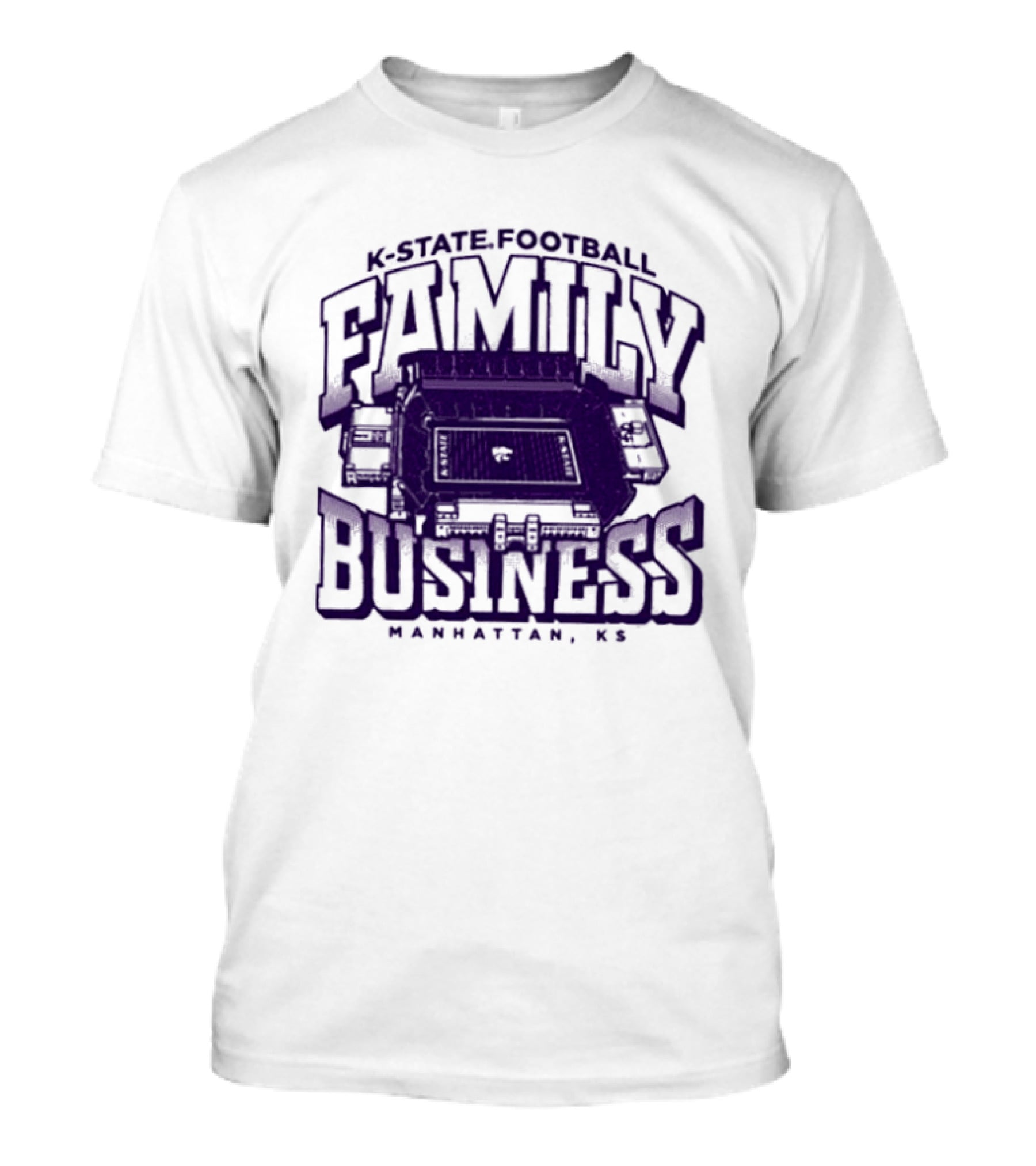 K State Football Family Business Stadium Manhattan KS T-Shirt