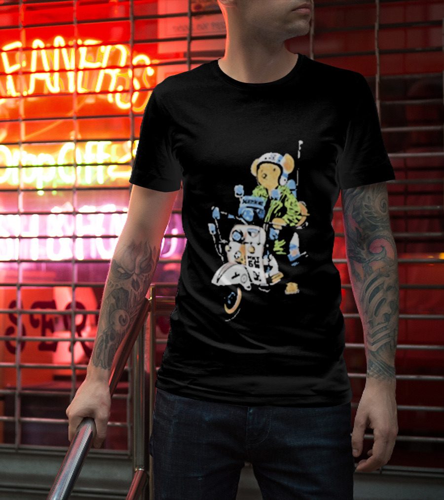 The Who X Market Studios Mod Bear Scooter T-Shirt