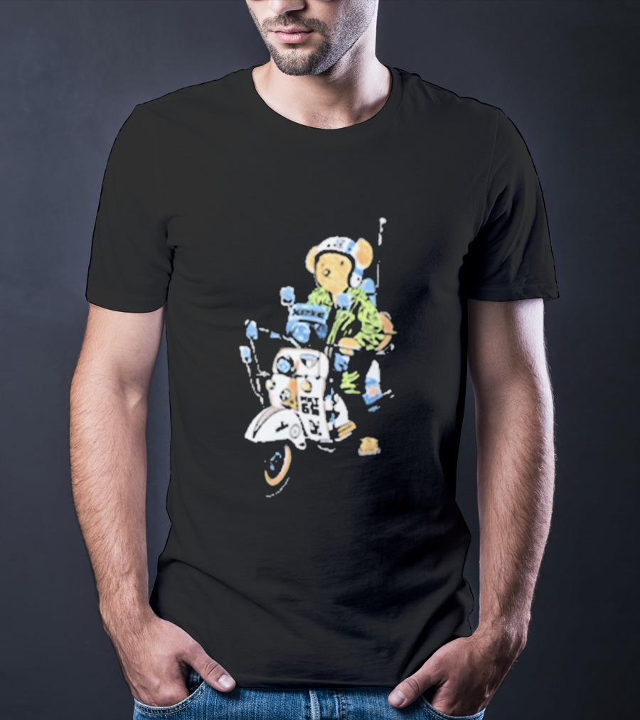 The Who X Market Studios Mod Bear Scooter T-Shirt