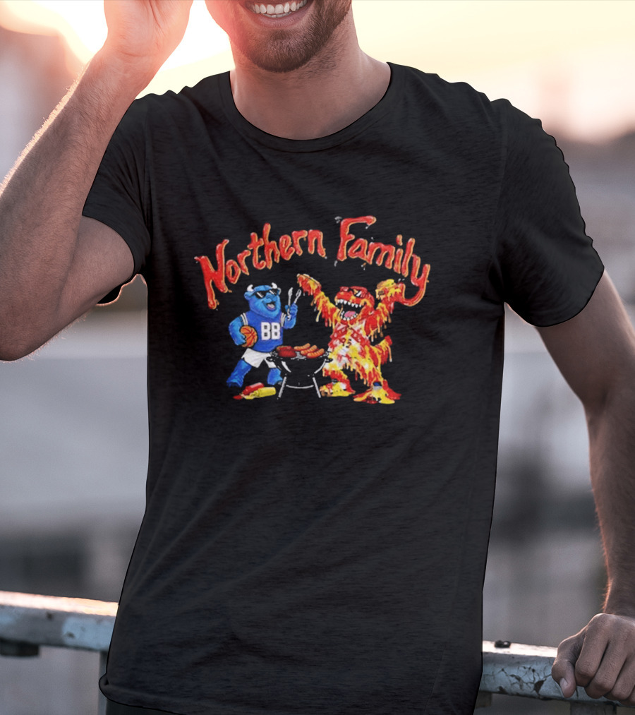 Toronto Raptors Bills Night 2026 Northern Family Hey Ey Ey T-Shirt