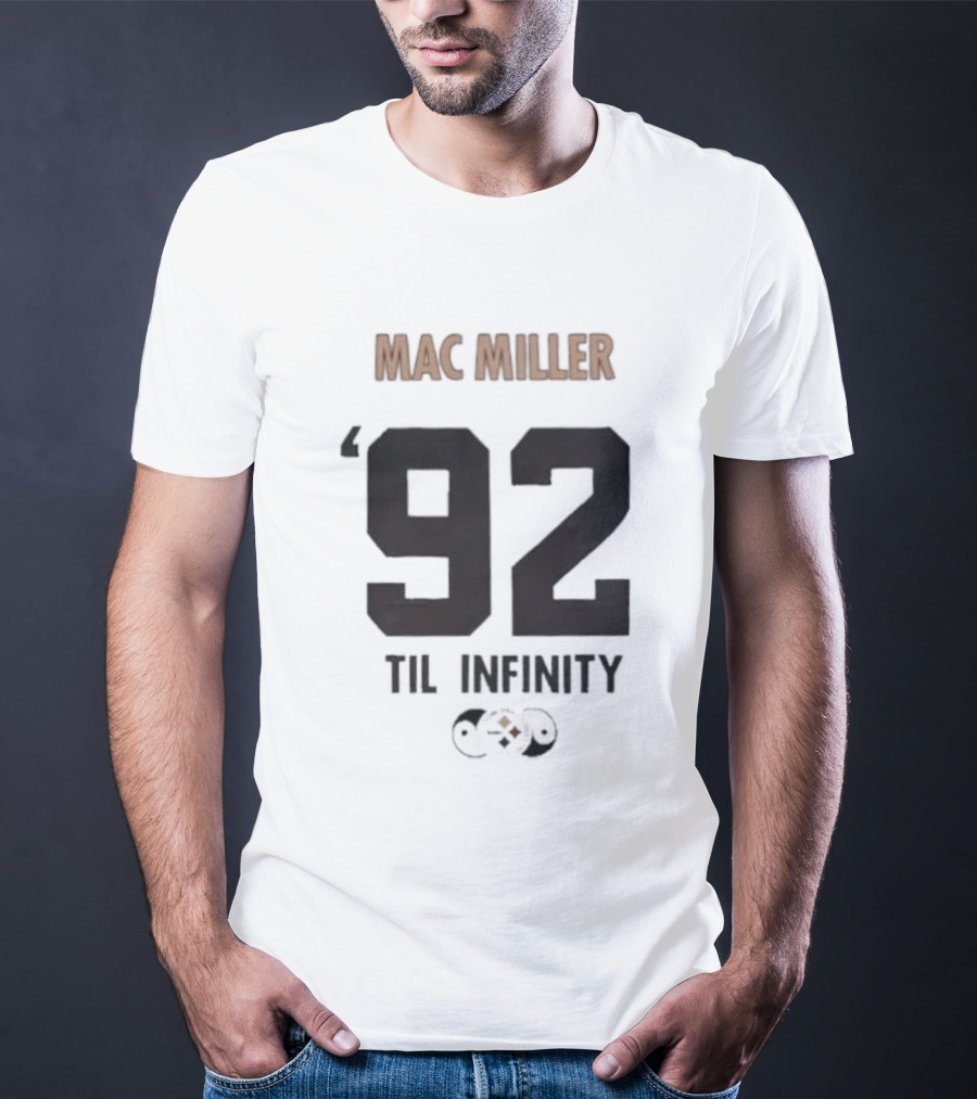 Pittsburgh Steelers Mitchell Ness Mac Miller 92 Til Infinity T-Shirt