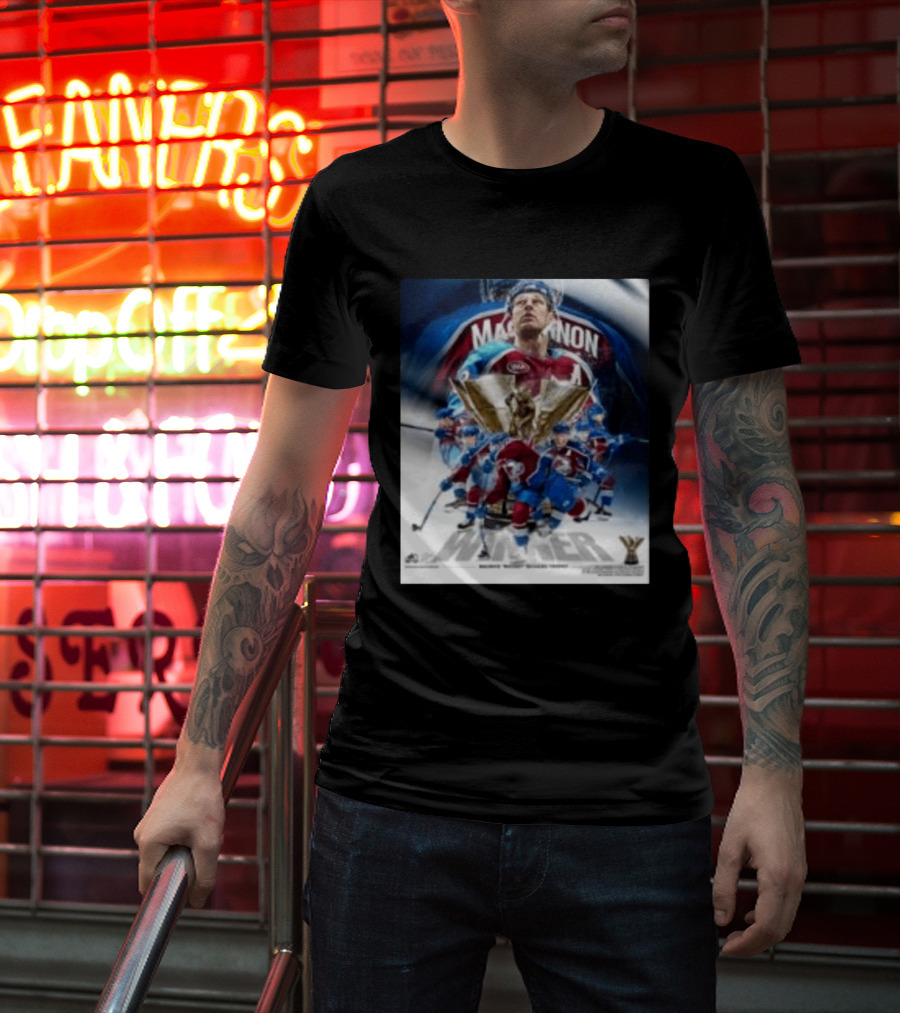 Nathan Mackinnon Winner 2026 Rocket Richard Trophy Colorado Hockey Team T-Shirt