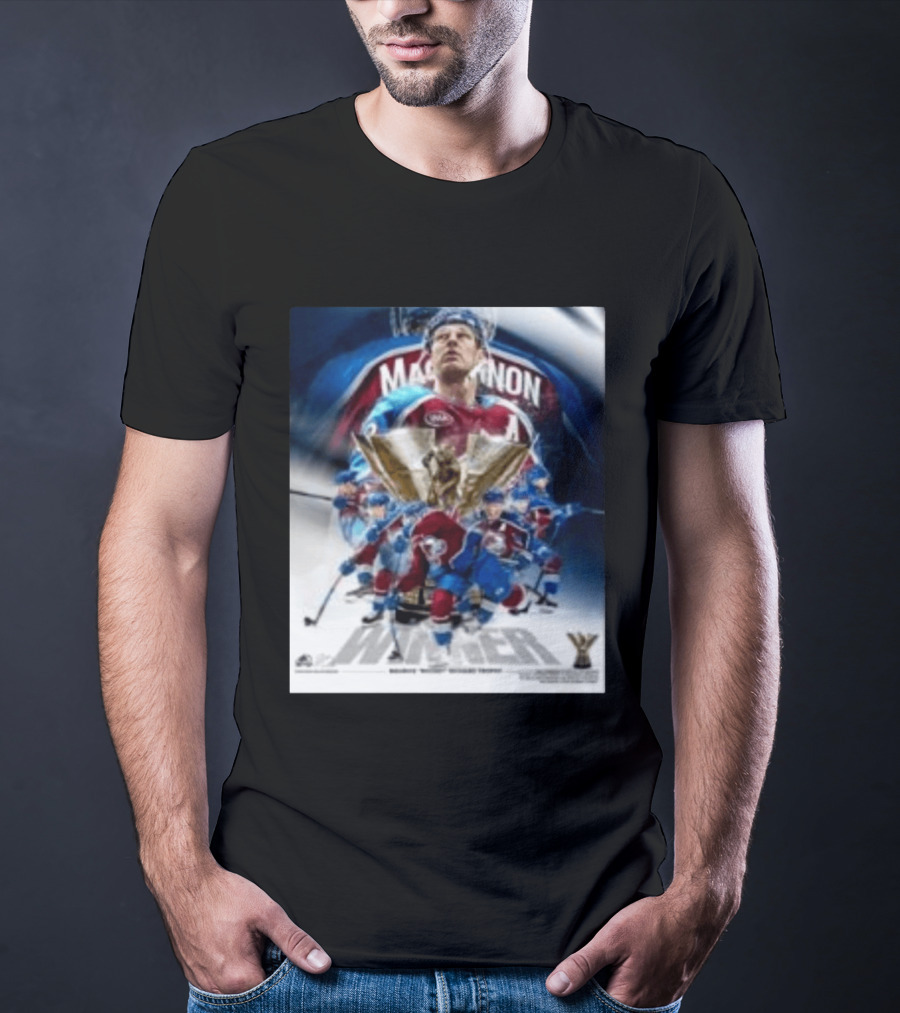 Nathan Mackinnon Winner 2026 Rocket Richard Trophy Colorado Hockey Team T-Shirt