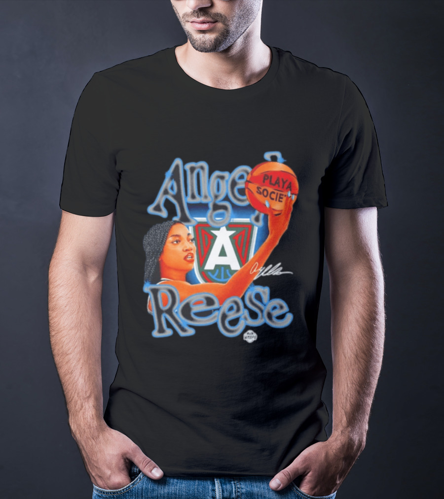 Angel Reese Atlanta Dream Playasocié WNBA T-Shirt