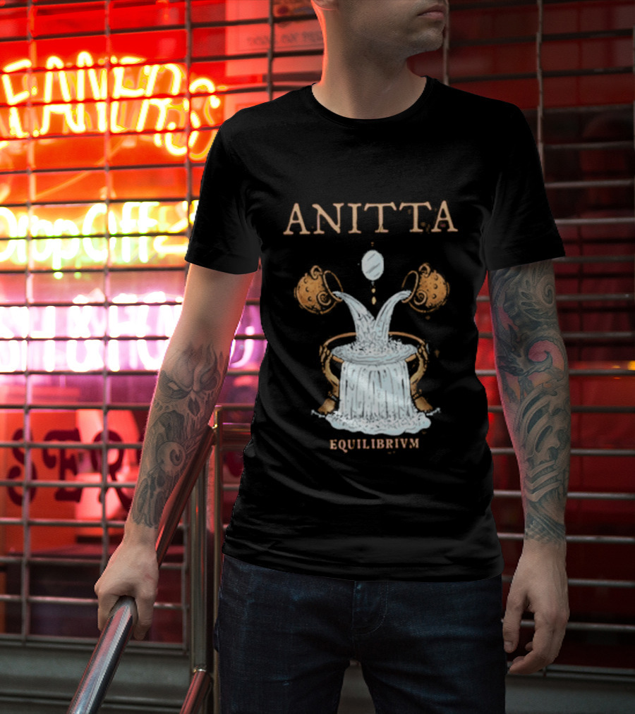 Anitta Equilibrivm Water Dual Amphora Pouring Balance T-Shirt