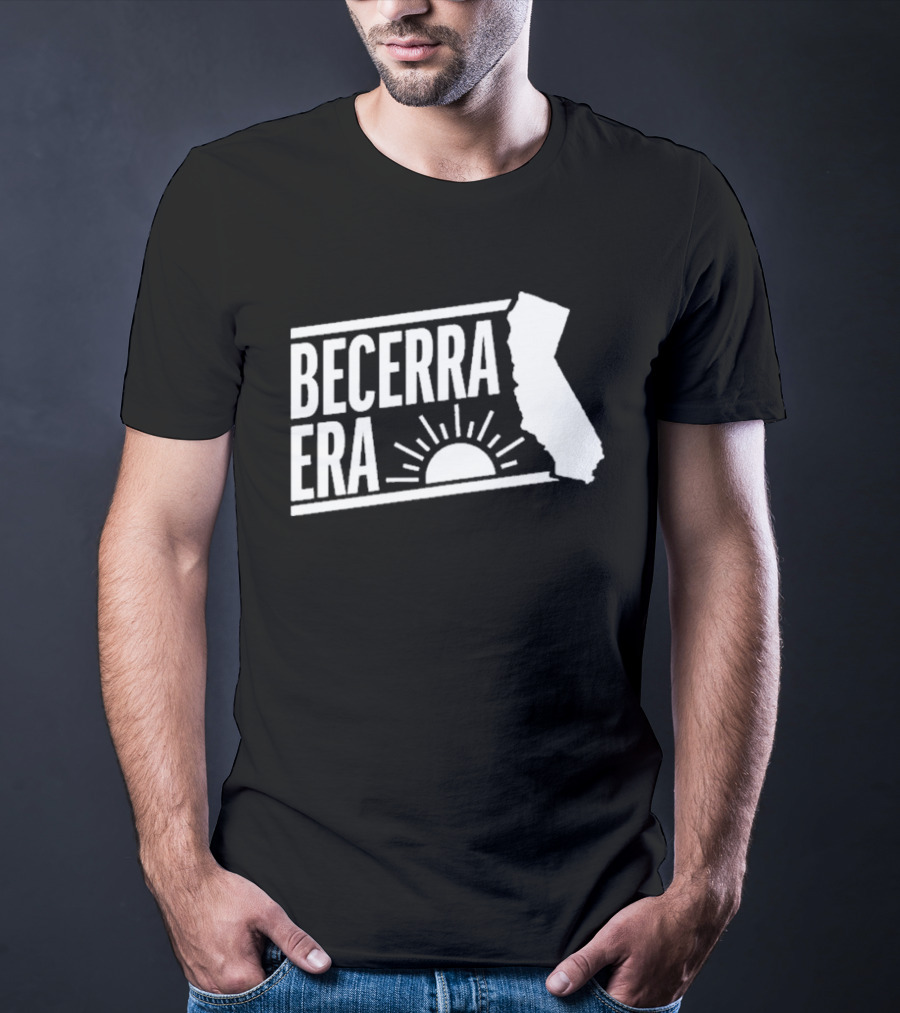 Becerra Era California Sun State Outline 2026 T-Shirt