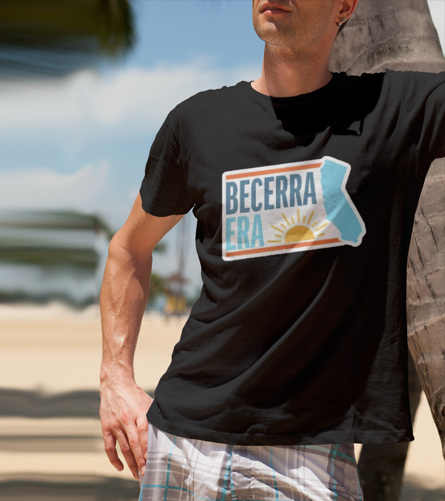 Becerra Era California Celebration Sunburst T-Shirt