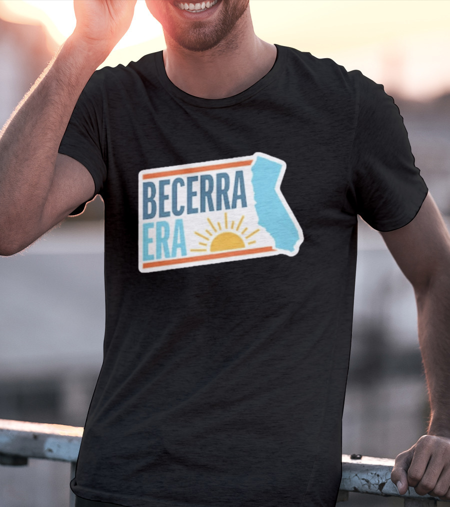 Becerra Era California Celebration Sunburst T-Shirt