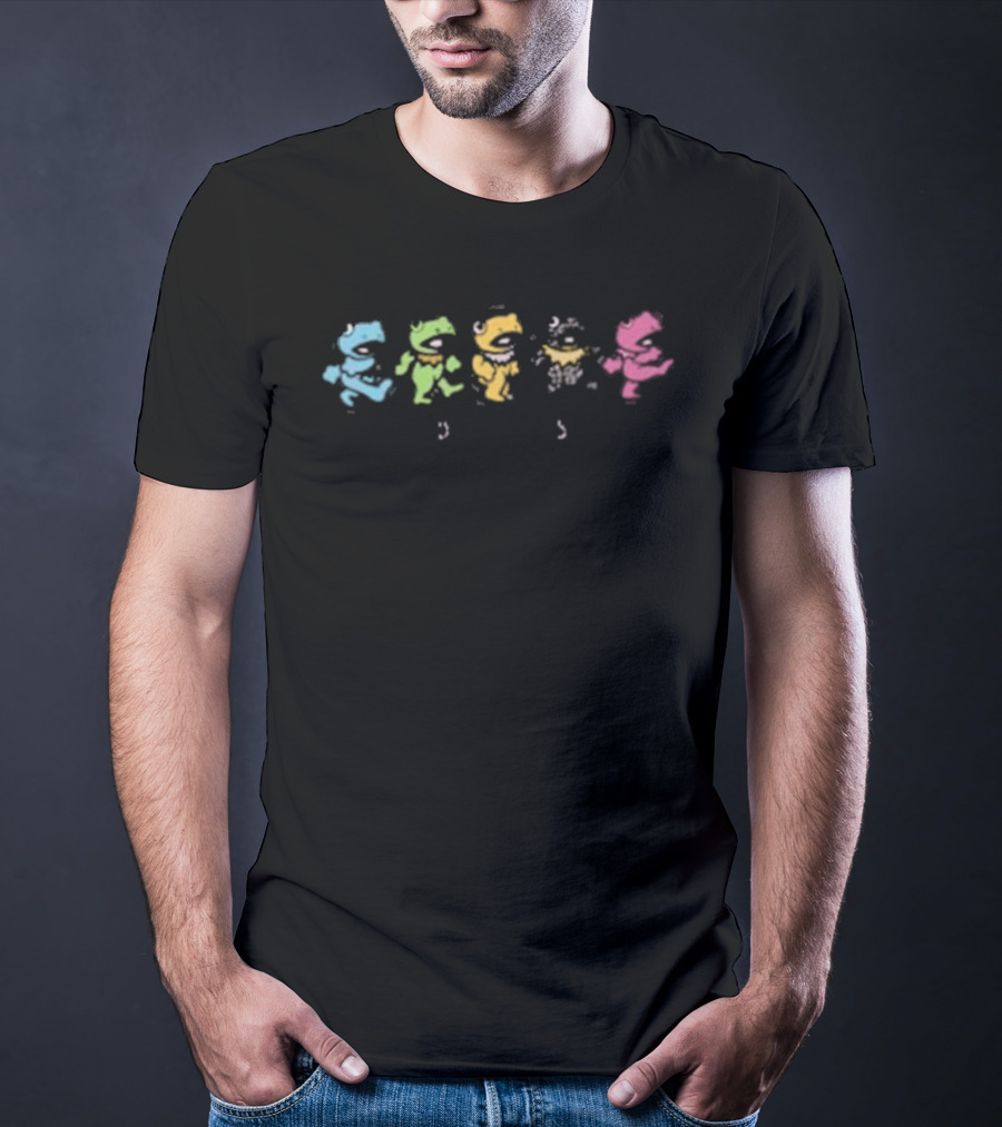 Boris Dancing Froggies Colorful T-Shirt