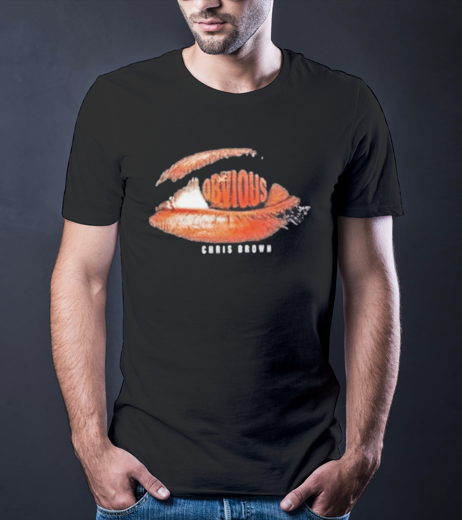 Chris Brown Obvious Eye Lip T-Shirt