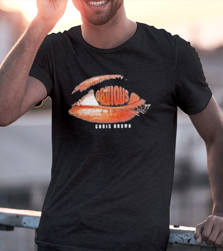 Chris Brown Obvious Eye Lip T-Shirt