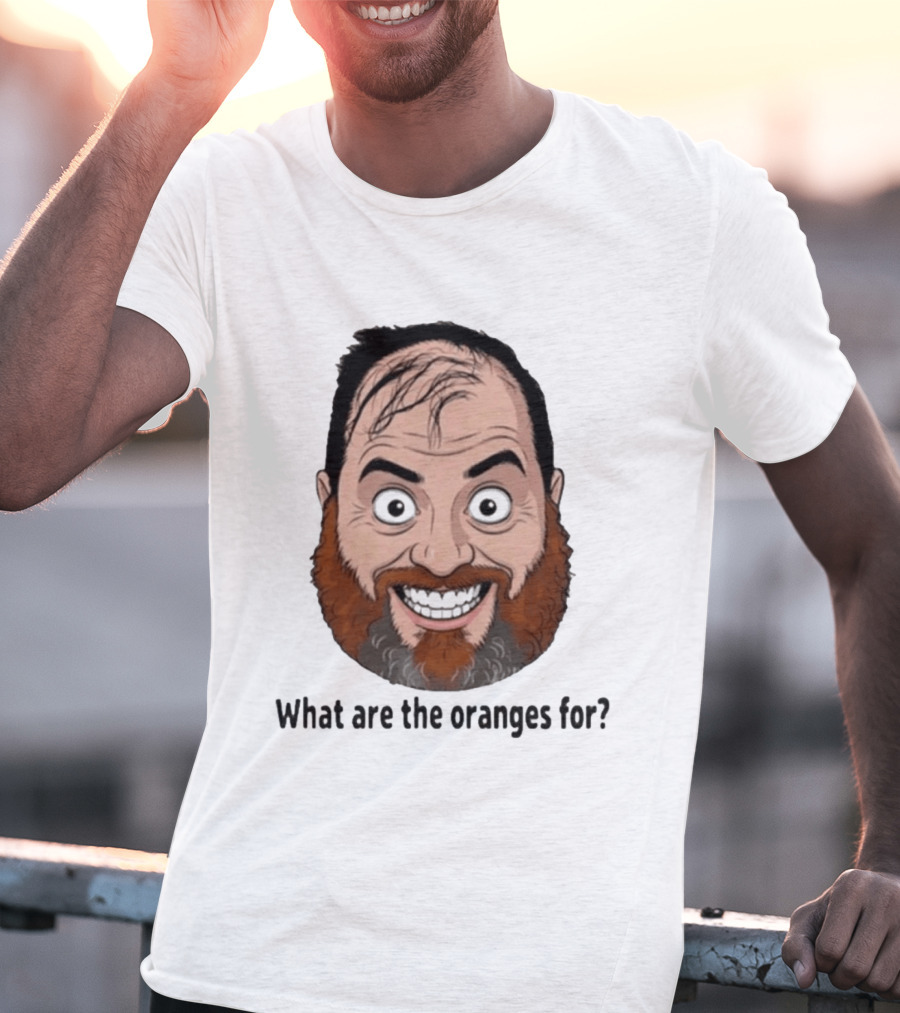 Camelcast What Are The Oranges For Meme Face T-Shirt
