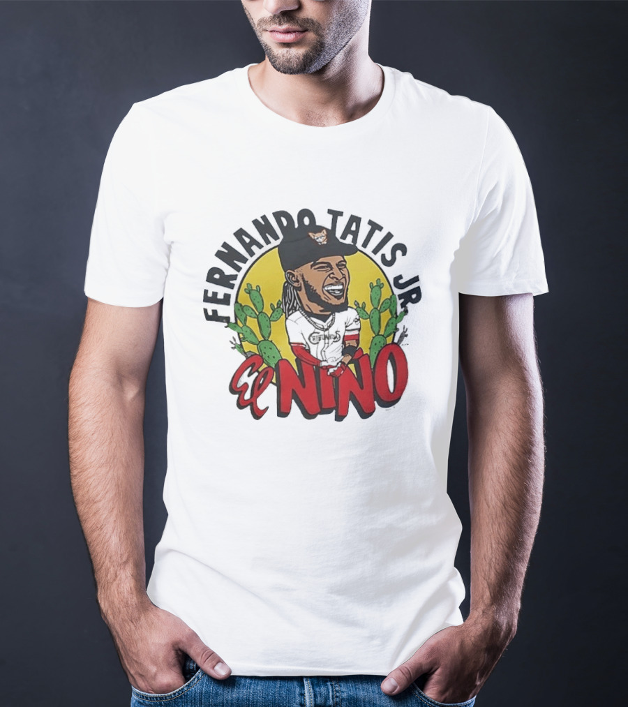 Fernando Tatis Jr El Niño Chihuahuas Cactus MLB Baseball T-Shirt