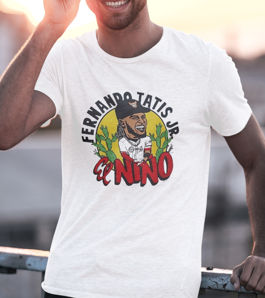 Fernando Tatis Jr El Niño Chihuahuas Cactus MLB Baseball T-Shirt