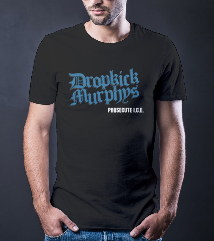 Dropkick Murphys Prosecute I.C.E Tour Lyric T-Shirt
