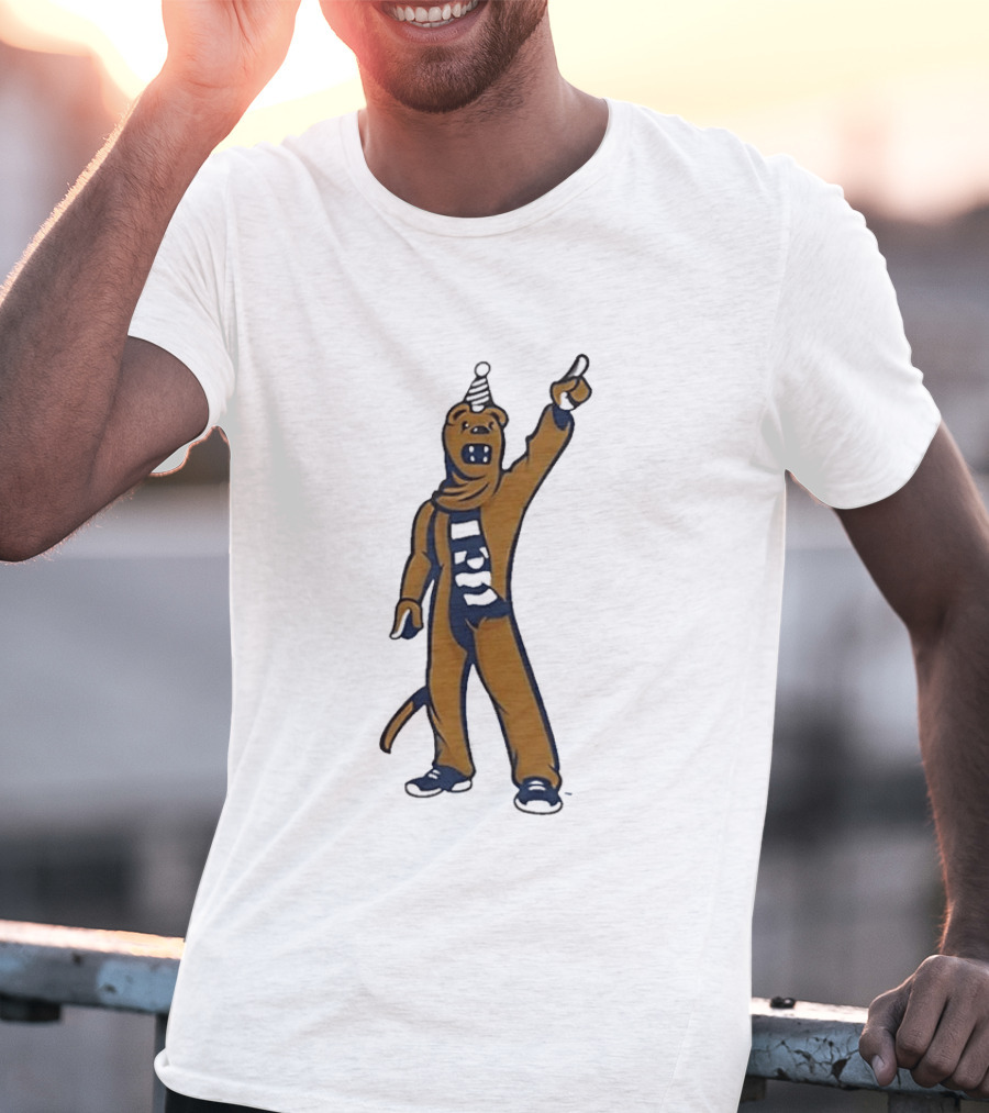 Penn State Nittany Lions Mascot Roaring Fan Spirit Outfit T-Shirt