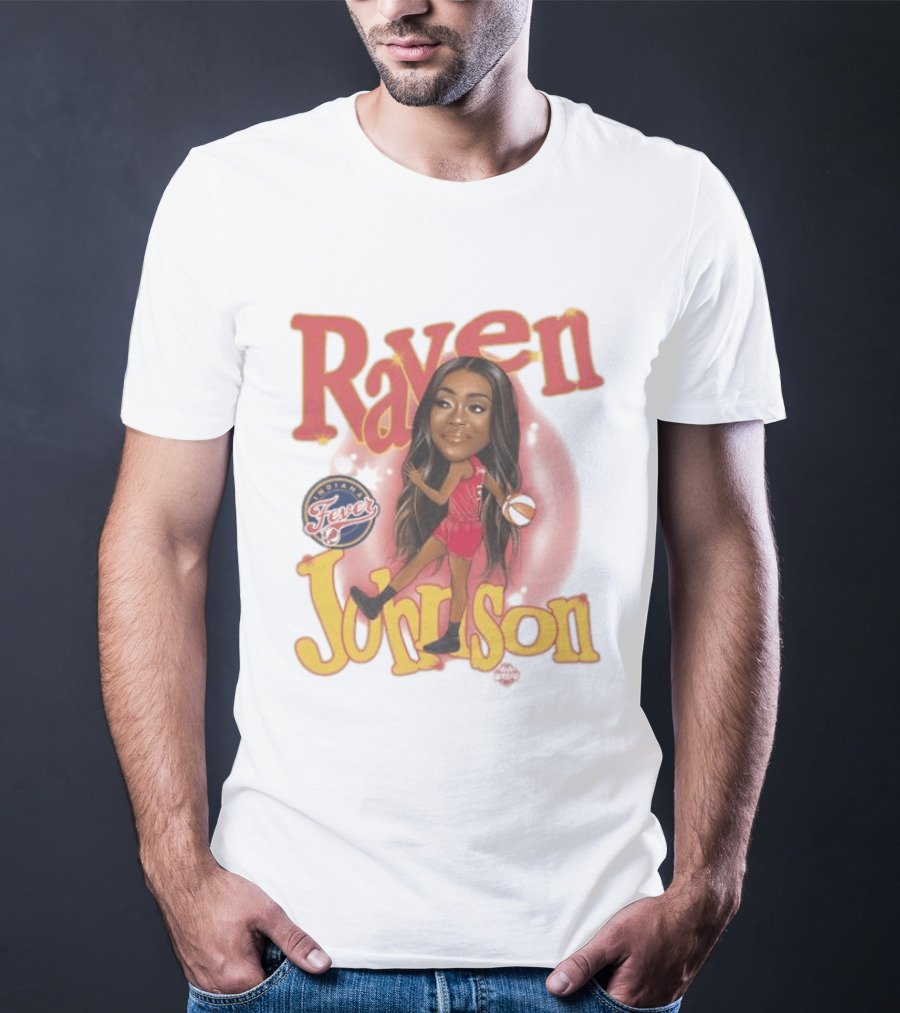 Raven Johnson Indiana Fever WNBA Basketball T-Shirt