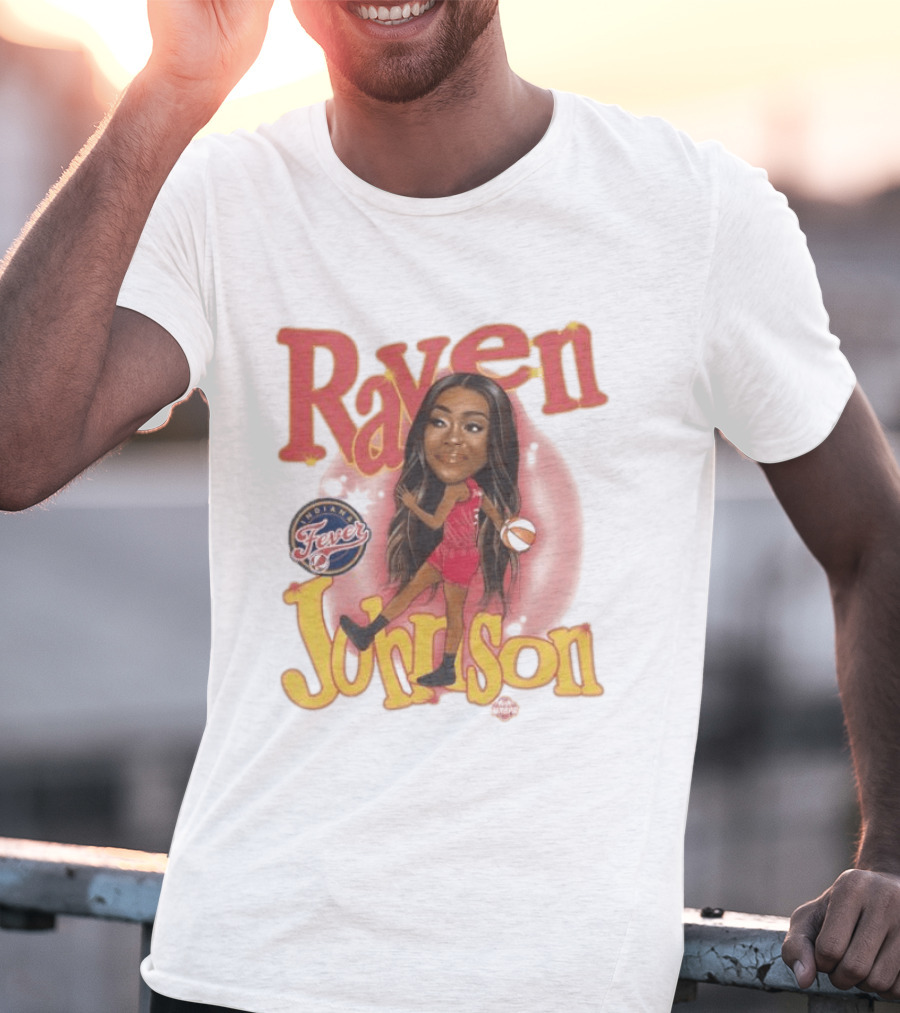 Raven Johnson Indiana Fever WNBA Basketball T-Shirt