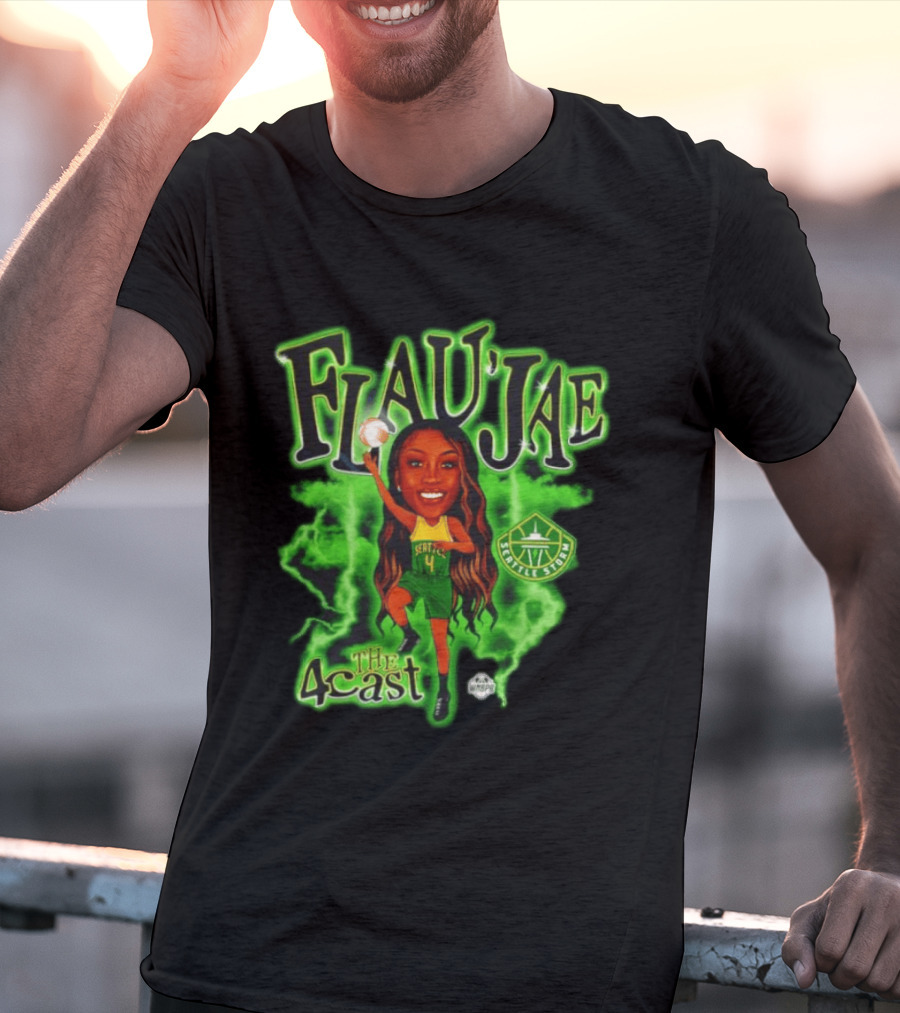 Flau'jae Johnson Seattle Storm The 4cast WNBA T-Shirt