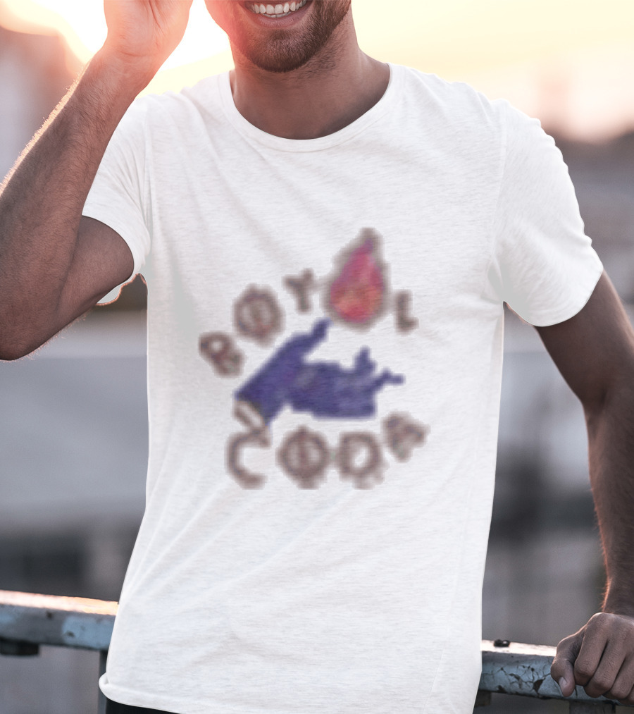 Boys Of Color Indigo Flame And Hand T-Shirt