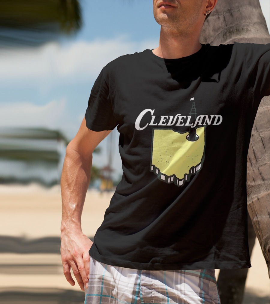 Cleveland Golf 2026 Ohio Map Tower T-Shirt