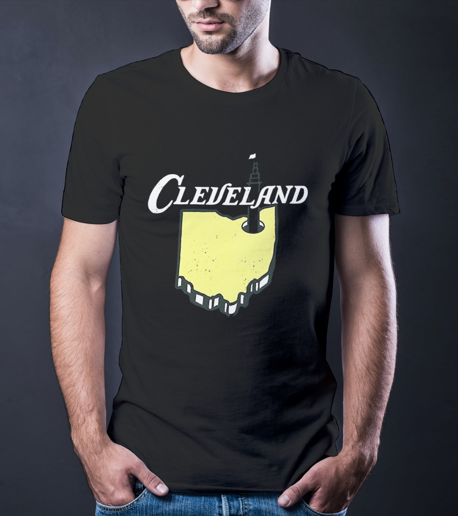 Cleveland Golf 2026 Ohio Map Tower T-Shirt