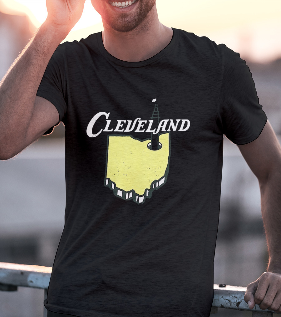 Cleveland Golf 2026 Ohio Map Tower T-Shirt