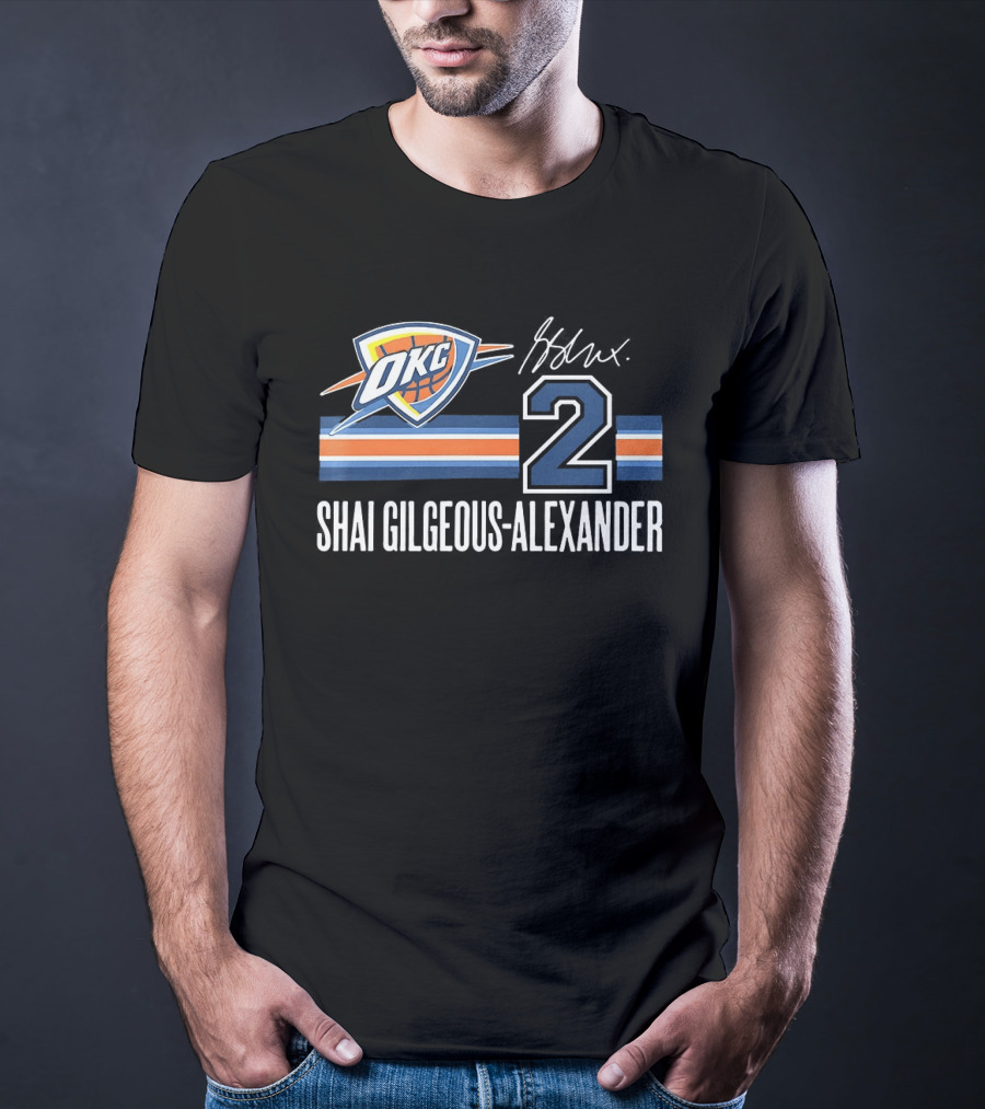 Shai Gilgeous Alexander Oklahoma City Thunder 2 NBA OKC T-Shirt