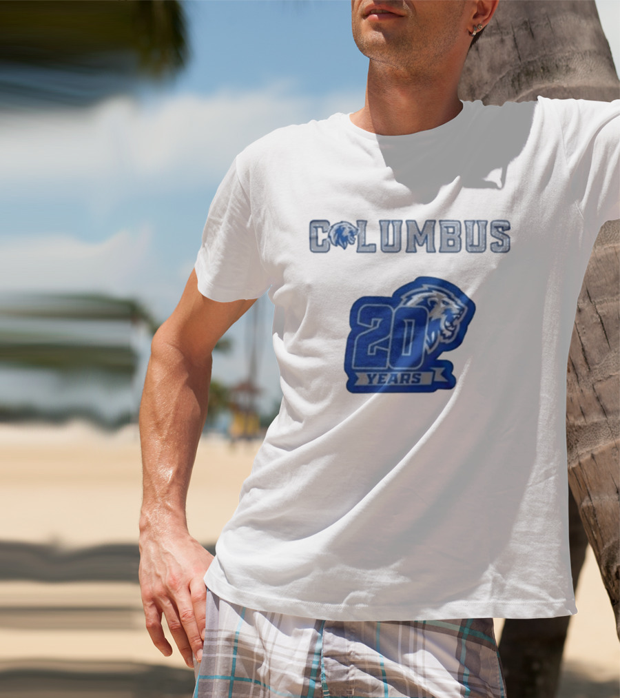 Columbus Lions 20 Years Celebration T-Shirt