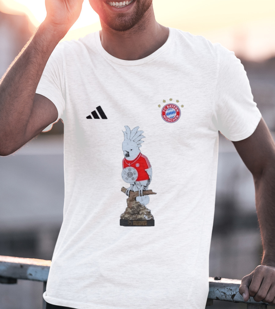 Fc Bayern München Deutscher Meister 2026 Cockatoo Champion Bundesliga T-Shirt