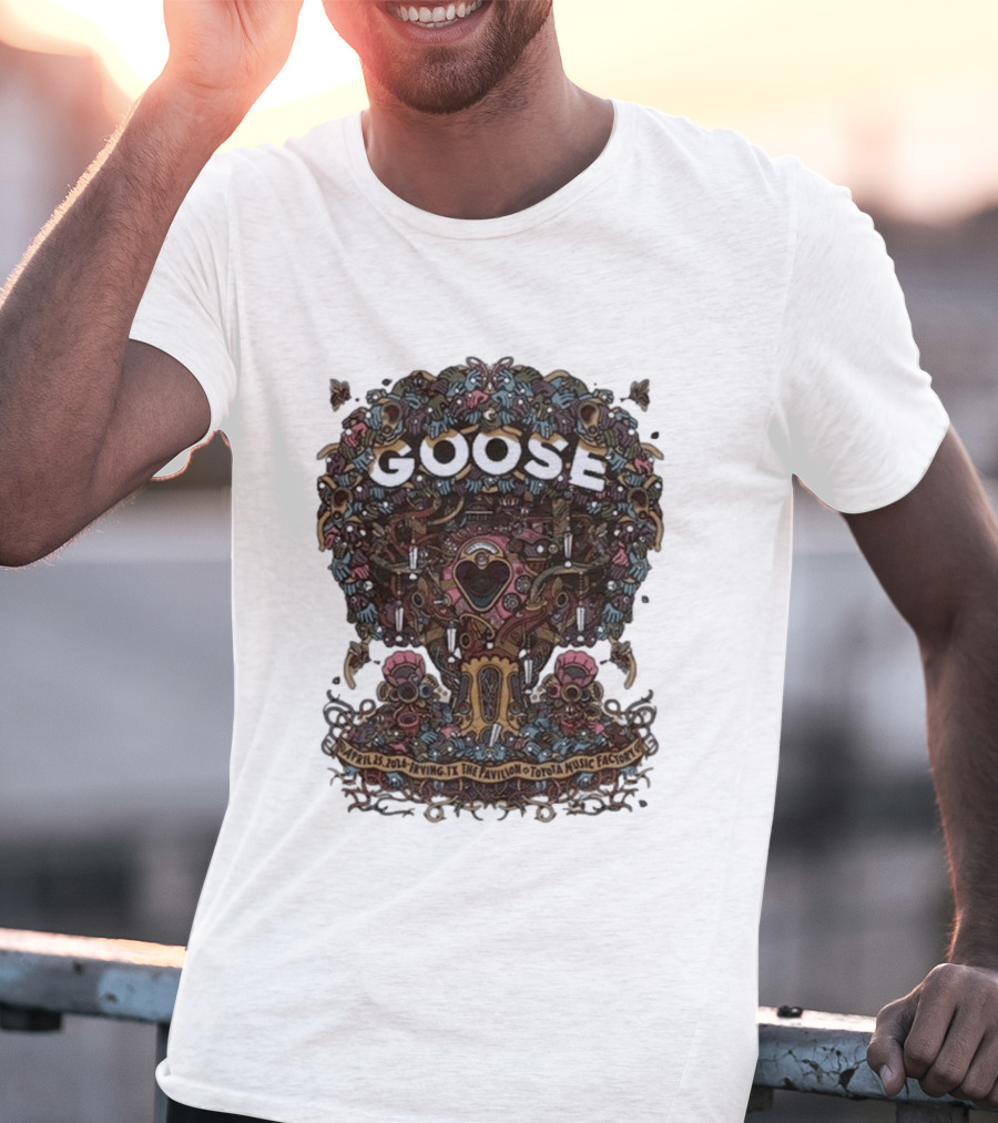 GOOSE April 25 2016 The Pavilion At Toyota Music Factory Irving TX Event T-Shirt