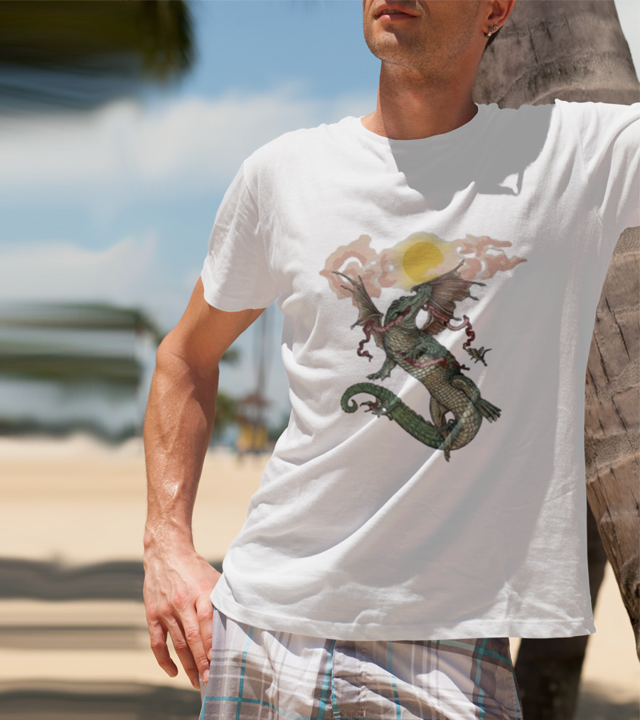 Goose St. Augustine Spring 2026 Event Dragon With Sun And Clouds T-Shirt