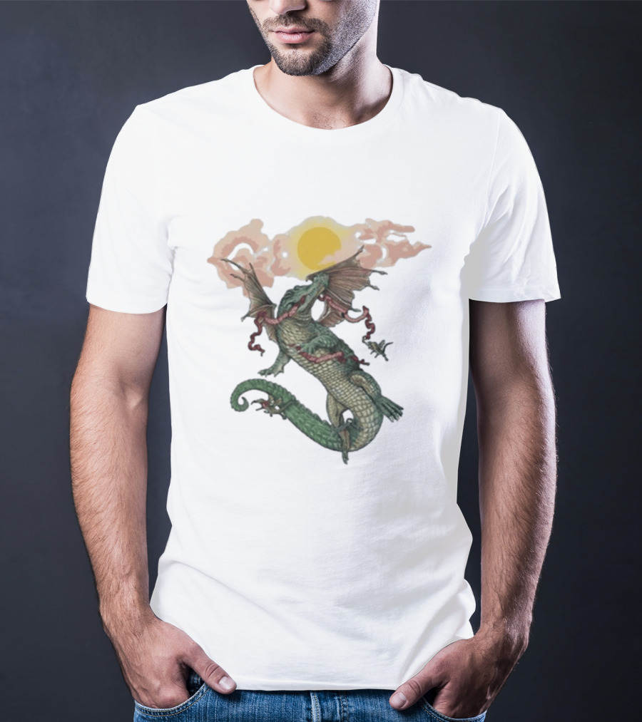 Goose St. Augustine Spring 2026 Event Dragon With Sun And Clouds T-Shirt