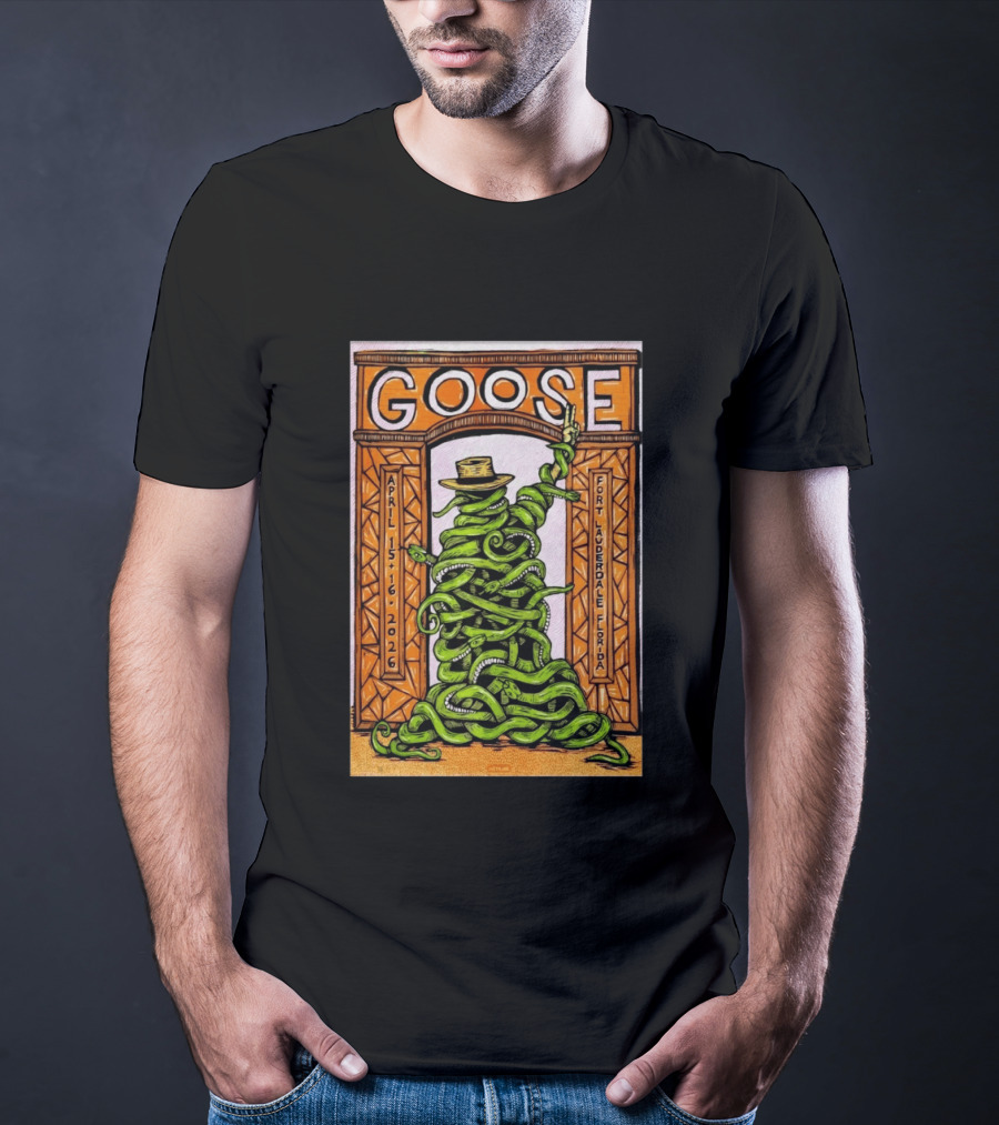 Goose War Memorial Auditorium Fort Lauderdale April 15 16 2026 T-Shirt