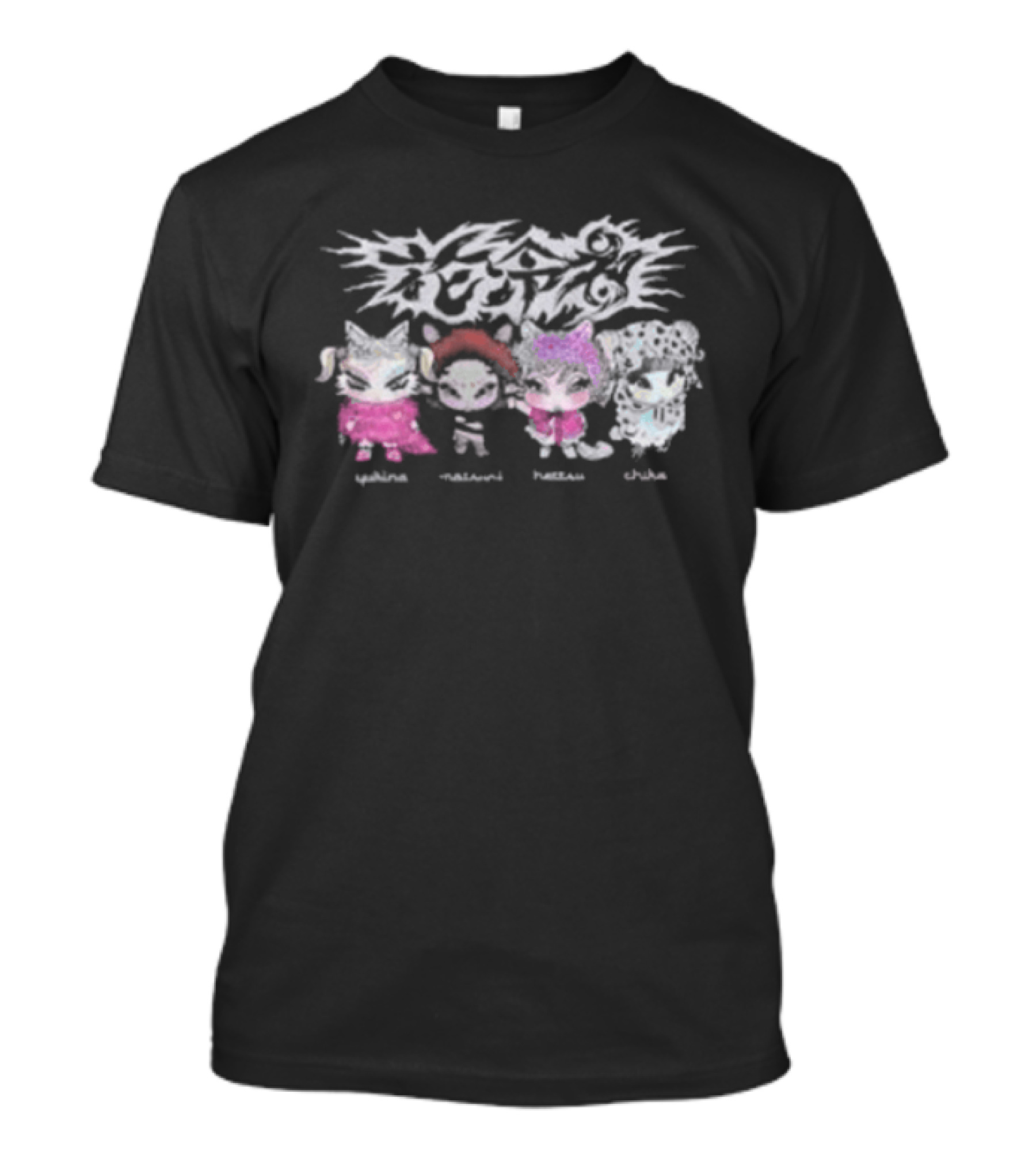 Hanabie 2026 Piggy Tour Characters Geddaeborra Poopland France Tofu T-Shirt