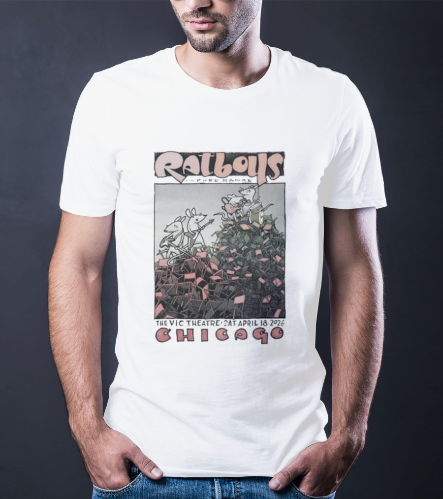 Ratboys Live At The Vic Theatre April 18 2026 Chicago IL T-Shirt