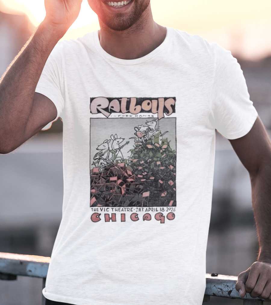 Ratboys Live At The Vic Theatre April 18 2026 Chicago IL T-Shirt