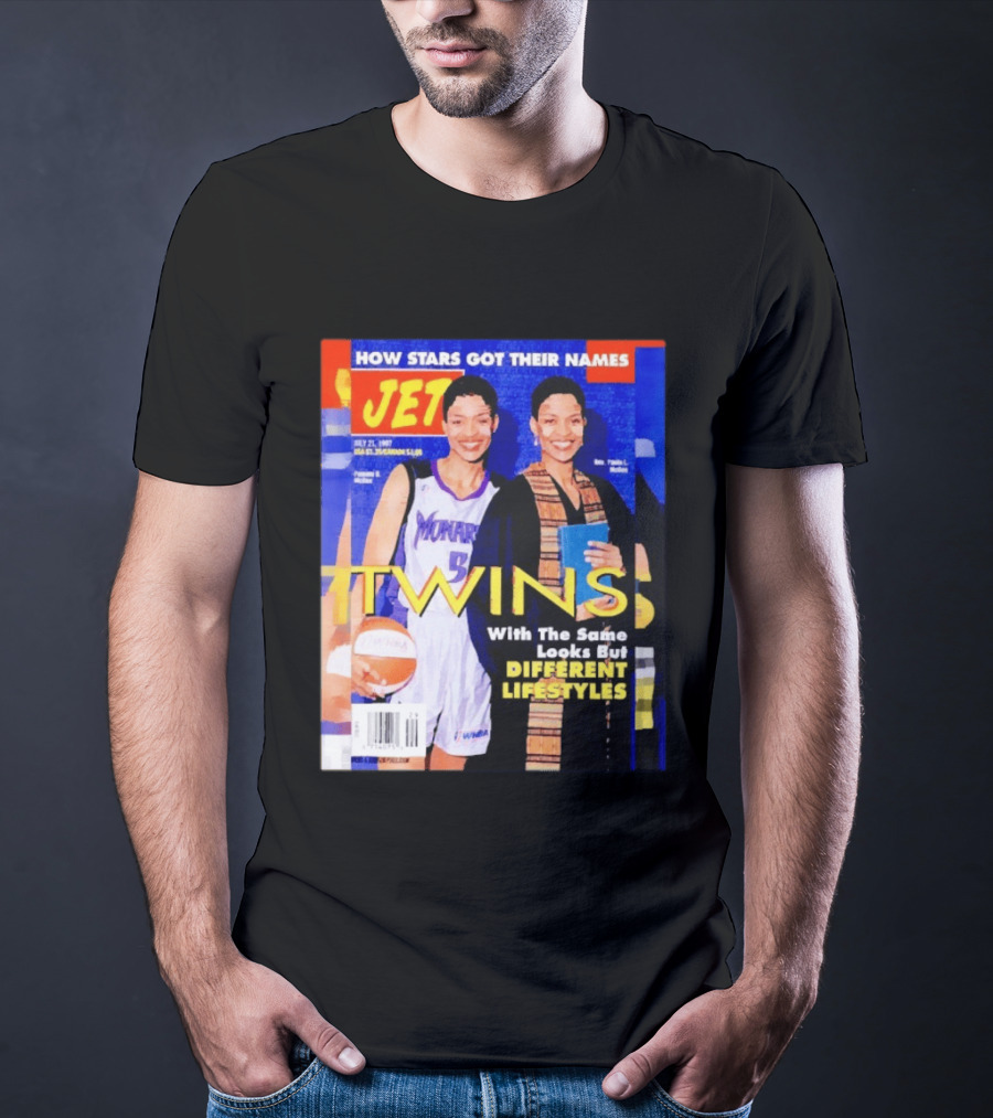 Jet Magazine Pamela McGee And Paula McGee Twins Different Lifestyles July 27 1987 T-Shirt