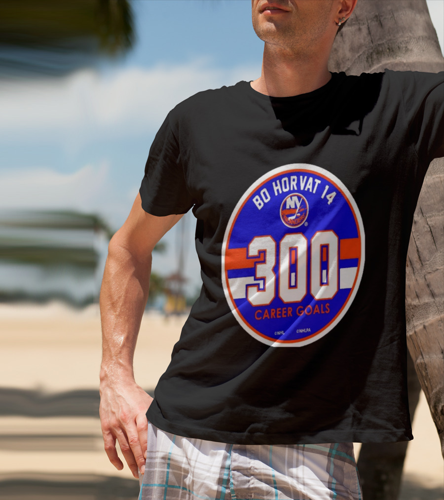 Bo Horvat 14 Islanders NHL 300 Career Goals T-Shirt