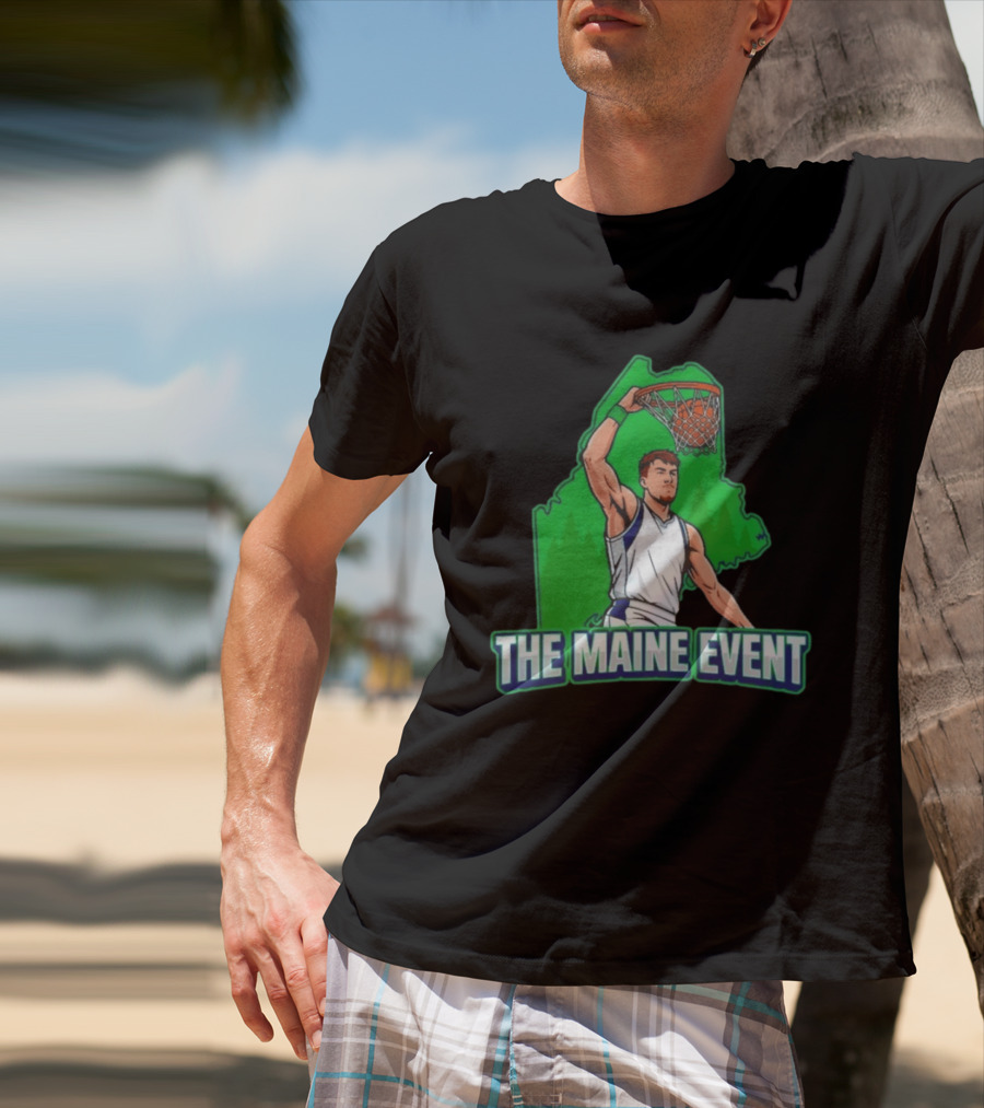 The Maine Event Basketball Dunking Athlete T-Shirt