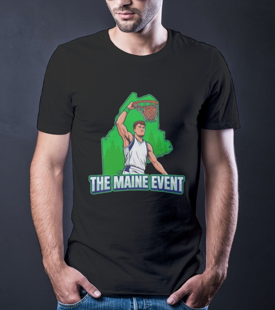 The Maine Event Basketball Dunking Athlete T-Shirt