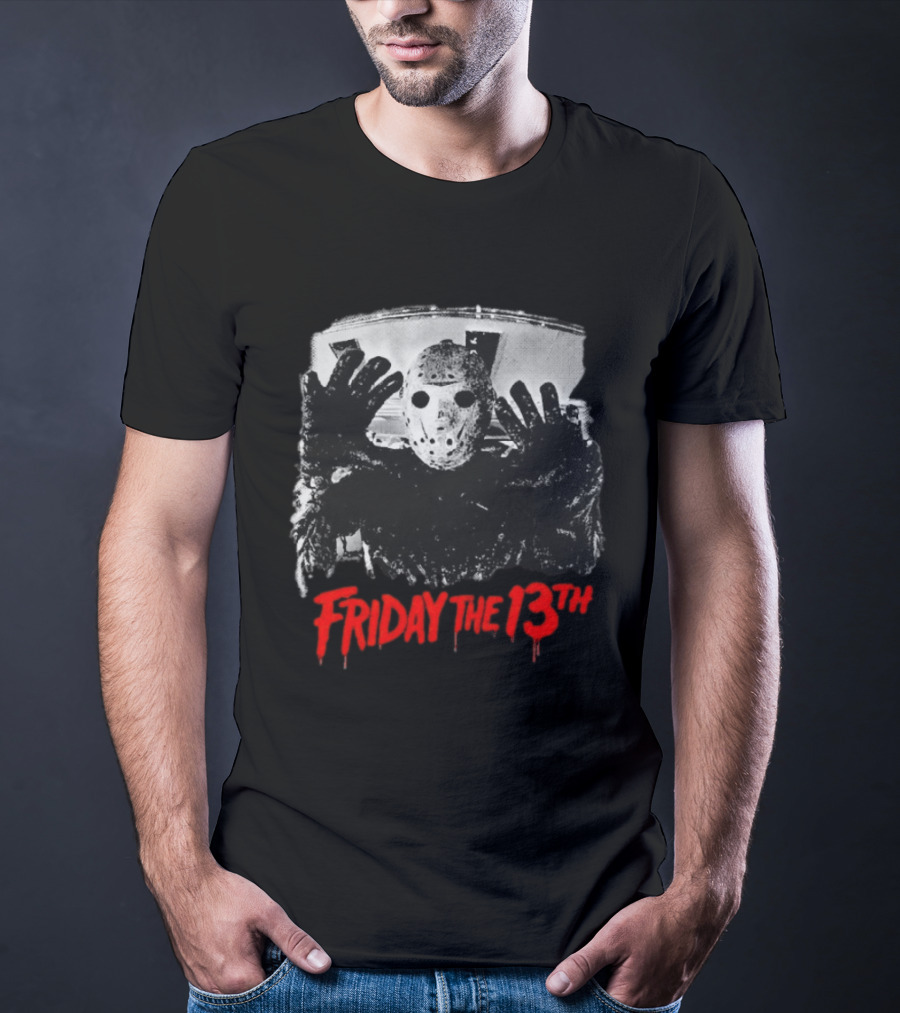 Friday The 13th Jason Voorhees Horror Icon Classic Mask T-Shirt
