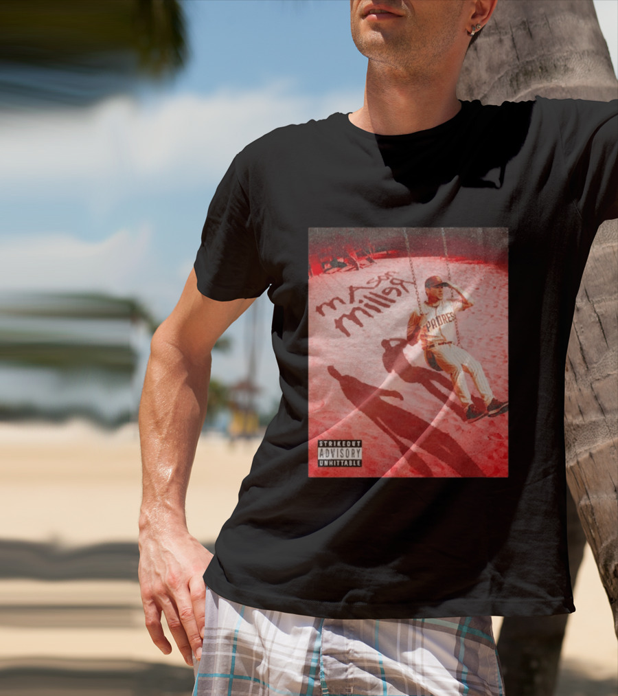 Mason Miller Padres MLB Reaper With Strikeout Advisory Unhittable T-Shirt