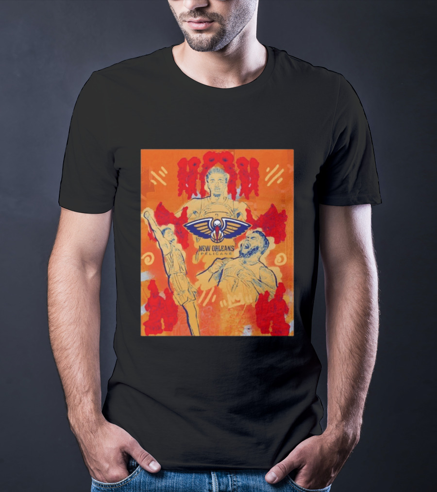 New Orleans Pelicans Supporting The Home Team With Passion And Spirit T-Shirt