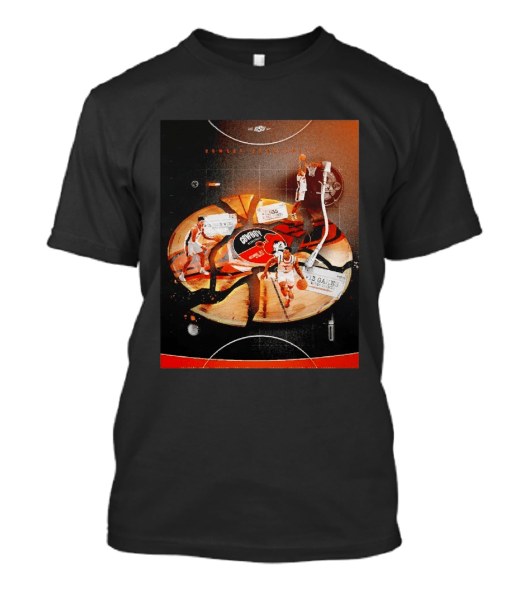 Oklahoma State Cowboys Basketball 2025 2026 Record Set By Cowboy Player In 39 Games T-Shirt