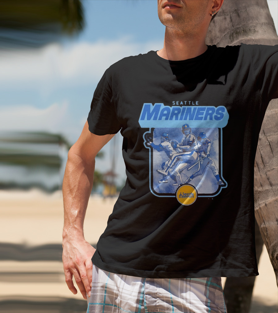 Seattle Mariners Retro Baseball Players T-Shirt