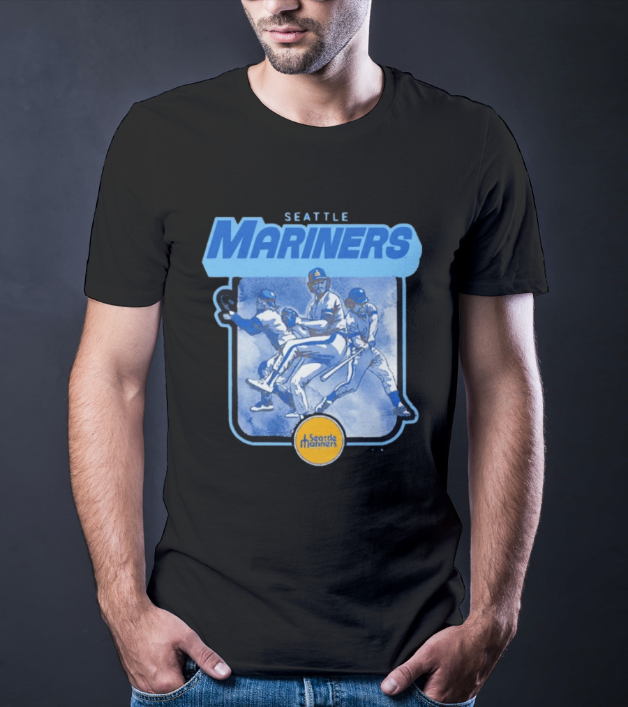 Seattle Mariners Retro Baseball Players T-Shirt