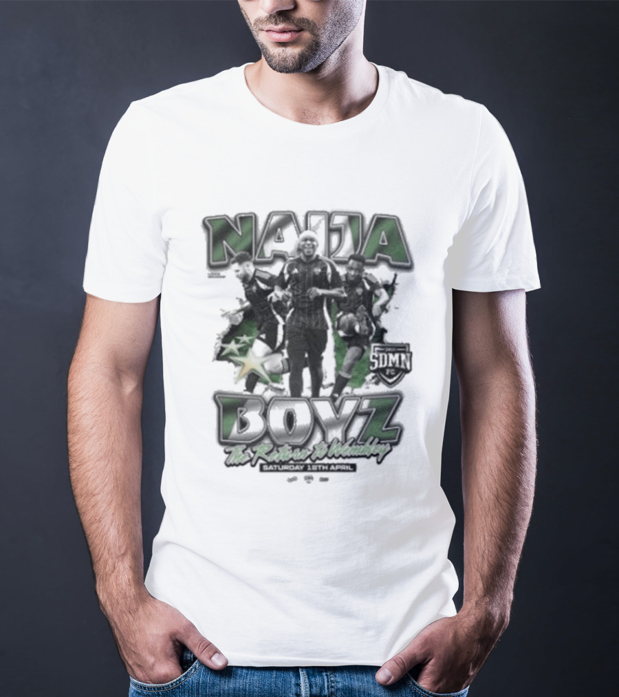 Naija Boyz The Return To Wembley Star T-Shirt