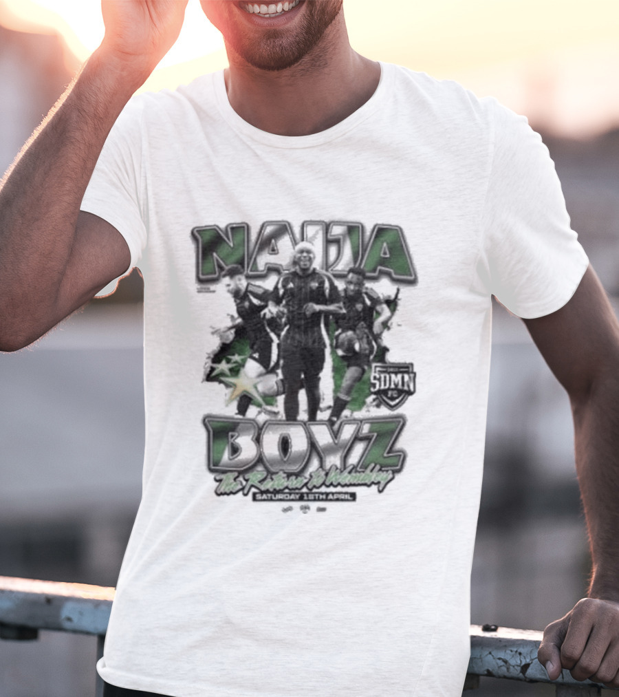 Naija Boyz The Return To Wembley Star T-Shirt